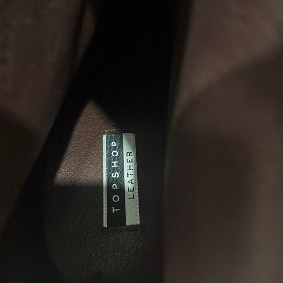 Topshop Croc Leather Booties (Made in Spain) - Picture 12 of 13